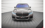 Тюнінговий дифузор під передній бампер BMW 7 G11 M-пакет рестайл вер. 2