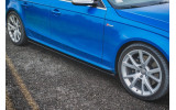 Листя бічних порогів Audi S4/A4/A4 S-line B8/B8 FL