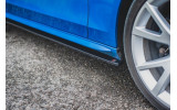 Листя бічних порогів Audi S4/A4/A4 S-line B8/B8 FL