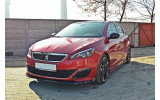 Тюнінгова накладка переднього бампера Peugeot 308 II GTI вер.2