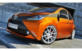 Тюнінговий дифузор переднього бампера Toyota Aygo MK2