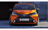 Тюнінговий дифузор переднього бампера Toyota Aygo MK2