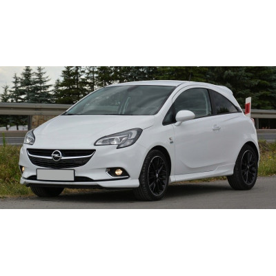 Кутки накладки переднього бампера Opel Corsa E стиль OPC