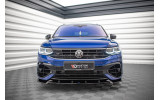 Тюнінг дифузор на передній бампер VW Tiguan MK2 рестайл R