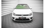 Тюнінг дифузор на передній бампер Volkswagen Golf 7 R