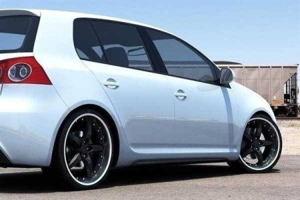 Накладки на бічні пороги VW Golf 5 у стилі MK6 GTI