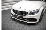 Спойлер під передній бампер Mercedes C 63AMG CoupeC205 рестайл