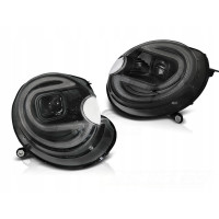 Чорні led фари передні MINI COOPER R55, R56, R57, R58, R59