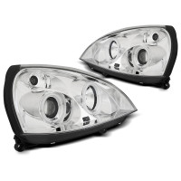 Передні фари тюнінгові RENAULT CLIO II з ангельськими очками CCFL