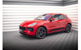 Тюнінгові накладки (листви) на пороги Porsche Macan Mk1 рестайл