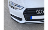 Спойлер переднього бампера Audi A4 B9 S-line із 3 частин