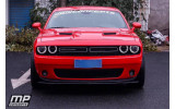 Дифузор на передній бампер Dodge Challenger (2015-2021 sxt)