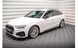 Тюнінг накладки під пороги Audi S4/A4 B9 S-line/A4 B9 Competition