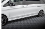 Бічні тюнінги накладки на пороги Mercedes-Benz V-Class Extra Long AMG-Line W447 рестайл