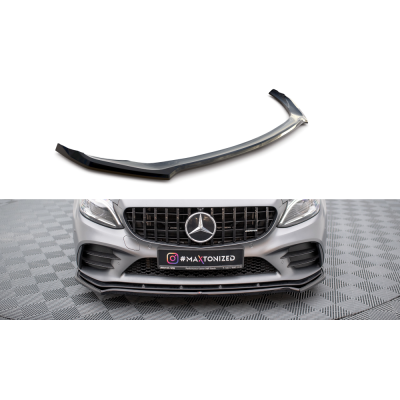 Тюнінгова накладка на передній бампер Mercedes-AMG C43 Coupe / Sedan C205 / W205 рестайл вер. 1