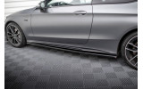 Тюнінг накладки на бокові пороги Mercedes-AMG C43 Coupe C205 рестайл