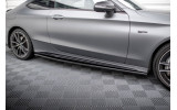 Тюнінг накладки на бокові пороги Mercedes-AMG C43 Coupe C205 рестайл