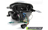 Фари передні MINI COOPER R55, R56, R57, R58, R59 TUBE LIGHT чорні