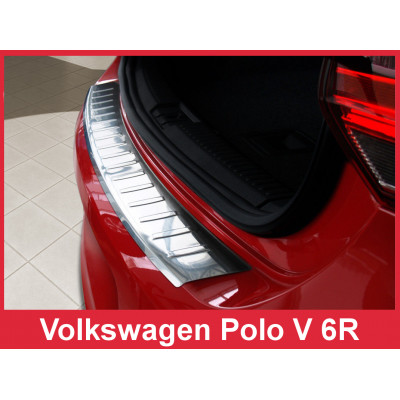 Накладка на бампер із загином Volkswagen Polo V 6R