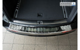Накладка на бампер із загином та ребрами Audi Q5 подвійне полірування