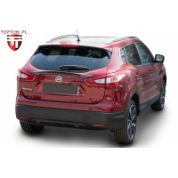 накладка на кришку багажника Nissan Qashqai (carbon)
