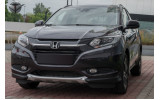 комплект тюнінг накладок на бампера Honda HRV (ABS) передня+задня