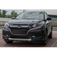 комплект тюнінг накладок на бампера Honda HRV (ABS) передня+задня