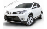 хром накладка переднього бампера Toyota Rav4