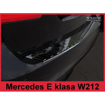 Захисна накладка із загином на край бампера Mercedes E W212 Kombi