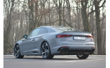 Центральна тюнінг накладка заднього бампера Audi RS5 F5 Coupe / Sportback