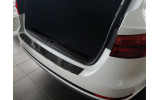 захисна накладка на бампер AUDI A4 B9 Avant Carbon (чорна)