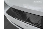 захисна накладка на бампер AUDI A4 B9 Avant Carbon (чорна)