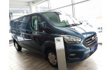 захисна накладка на бампер із загином Ford Tourneo Custom (сталь)