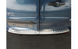 захисна накладка на бампер із загином Ford Tourneo Custom (сталь)