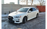 Racing дифузор переднього бампера Mitsubishi Lancer EVO X вер.1