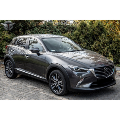 хром накладки на ручки дверей MAZDA CX-3 (під ключ)