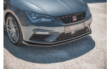 Накладка переднього бампера Seat Leon Cupra / FR MK3 FL вер.6