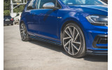 Тюнінгові накладки на пороги VW Golf 7 R/R-Line Facelift вер. 4