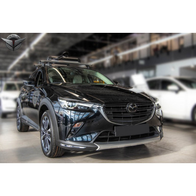 накладки переднього та заднього бампера Mazda CX-3