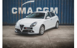 Дифузор переднього бампера Alfa Romeo Giulietta післярестайл вар.1