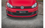 Спойлер переднього бампера Racing Volkswagen Golf GTI MK6