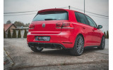 Накладка заднього бампера Racing Volkswagen Golf GTI MK6