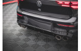 Центральна накладка заднього бампера Volkswagen Golf MK8 R