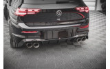 Тюнінгова накладка заднього бампера VW Golf VIII R вер. 1