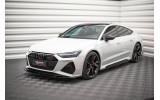 Дифузор (накладка) під передній бампер Audi RS6 C8/RS7 C8 вер.2