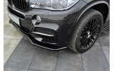 Дифузор переднього бампера BMW X5 F15 M50d вер.1 Gloss