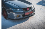 Тюнінговий дифузор переднього бампера Honda Accord MK7 Type-S вер. 2