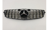чорні ґрати радіатора Mercedes C-Class W204 (GT Chrome Black)