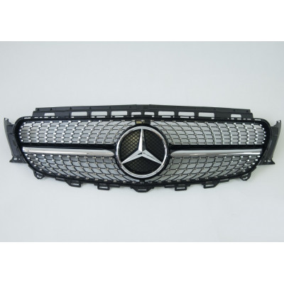 радіаторні тюнінгові грати для Mercedes E-Class W213 (Diamond Black)