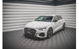 Тюнінговий спойлер під бампер Audi S3/A3 S-line 8Y вер. 3